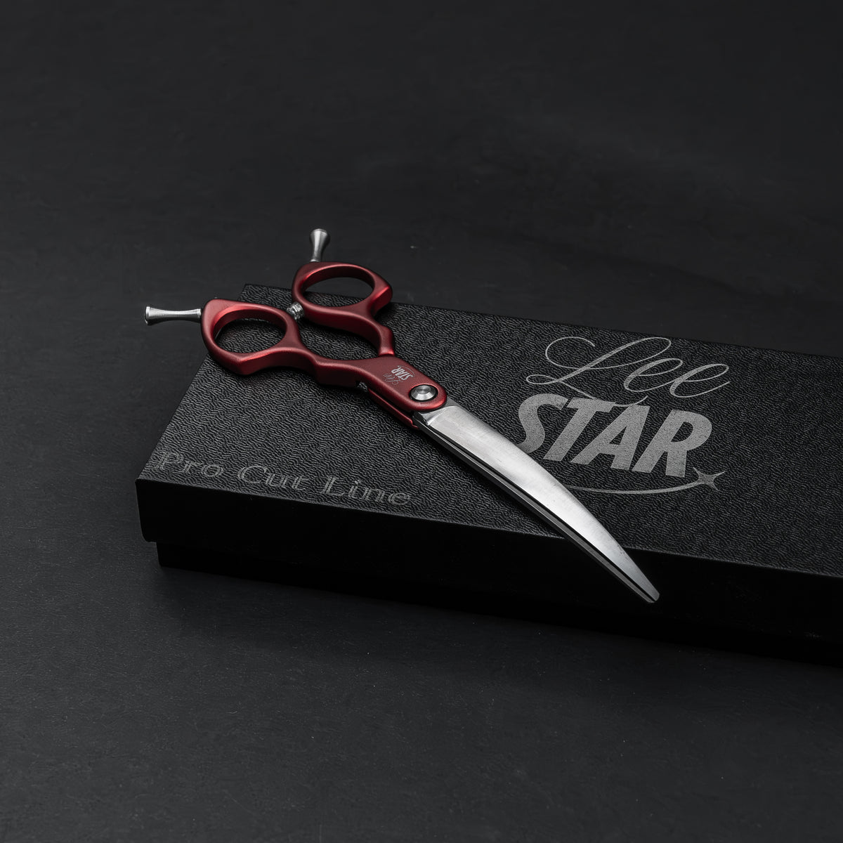 Foarfecă Grooming Canin Trappion (LeeStar Silver) - 6.5" Curbată