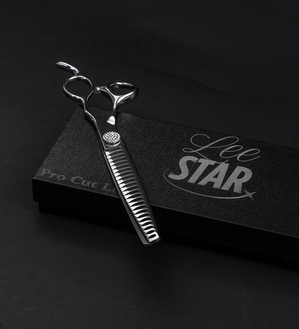 Foarfecă Grooming Canin Chunker Orpheon (LeeStar Gold) - 7.5"