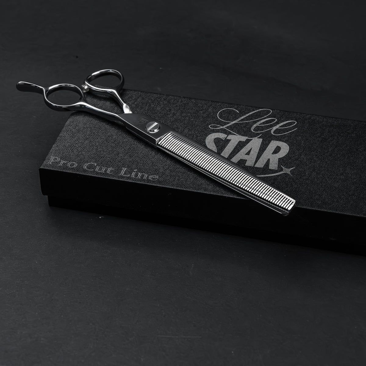 Foarfecă Premium de Filat Grooming Canin Comet (LeeStar Platinum) - 7.5"