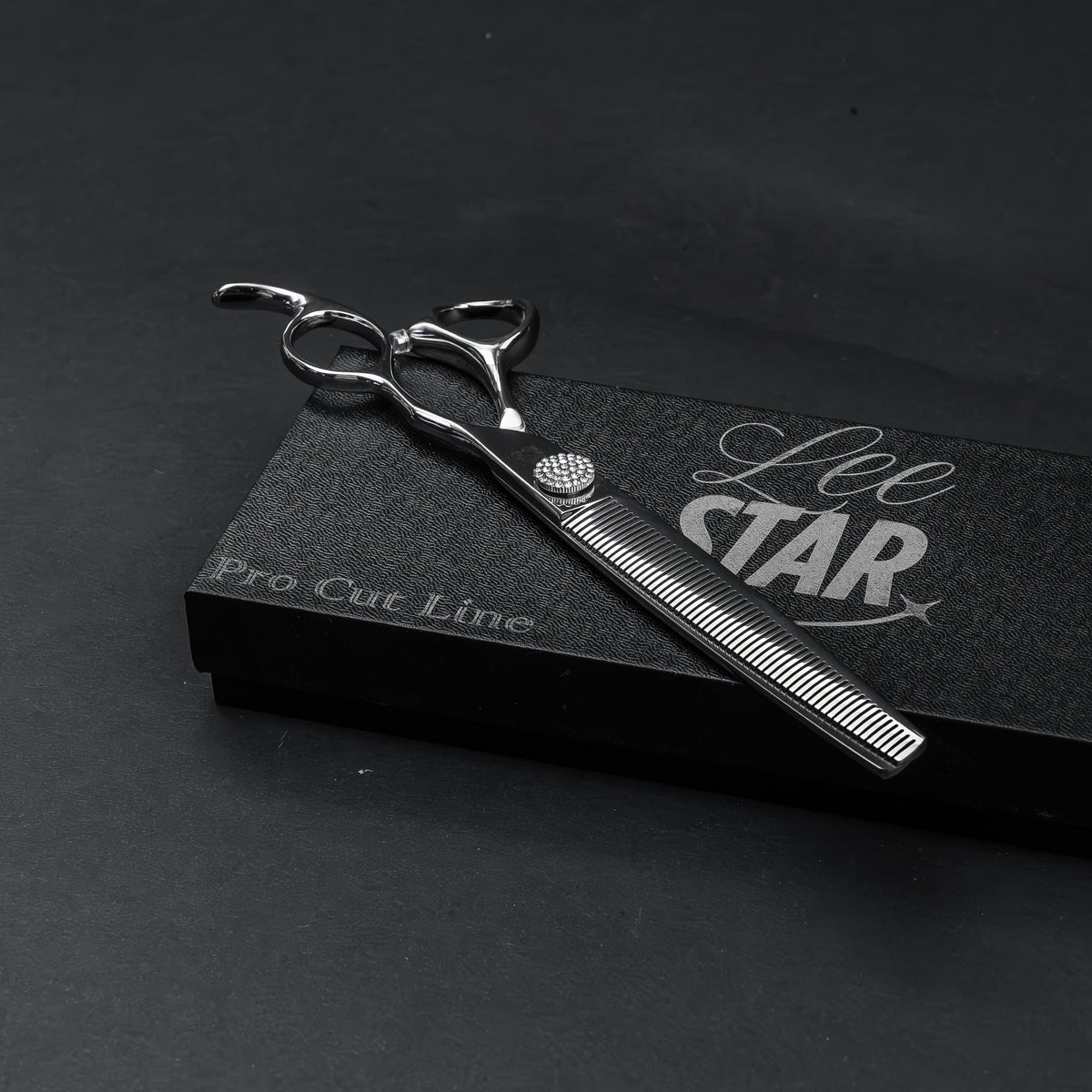 Foarfecă Grooming Canin de Filat Venerax (LeeStar Gold) - 7.5"