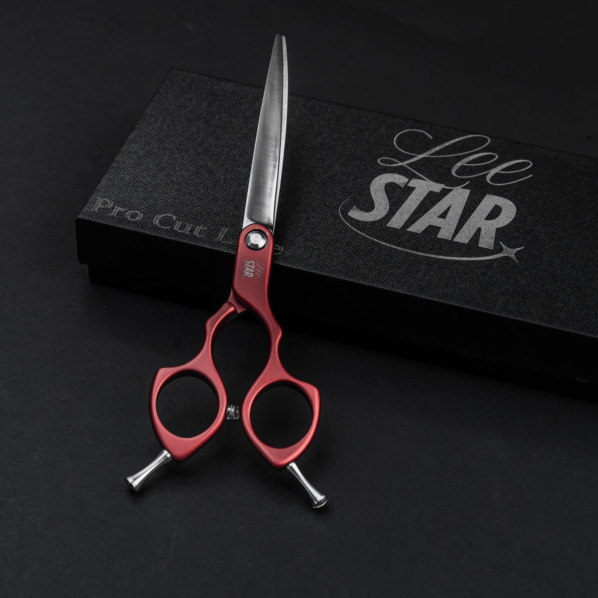 Foarfecă Grooming Canin Trappion (LeeStar Silver) - 6.5" Curbată