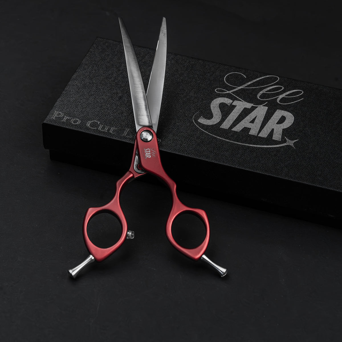 Foarfecă Grooming Canin Trappion (LeeStar Silver) - 6.5" Curbată