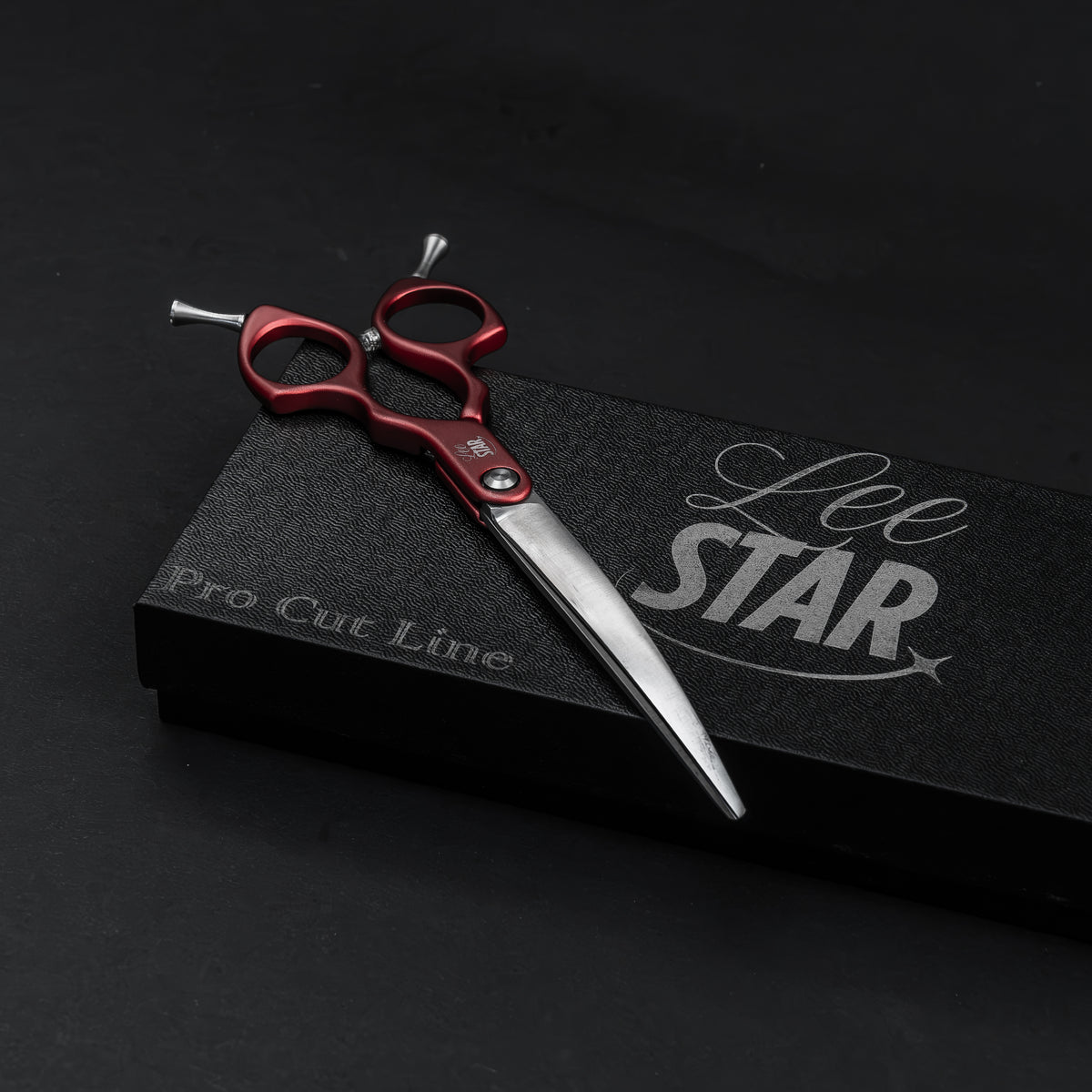 Foarfecă Grooming Canin Trappion (LeeStar Silver) - 6.5" Curbată