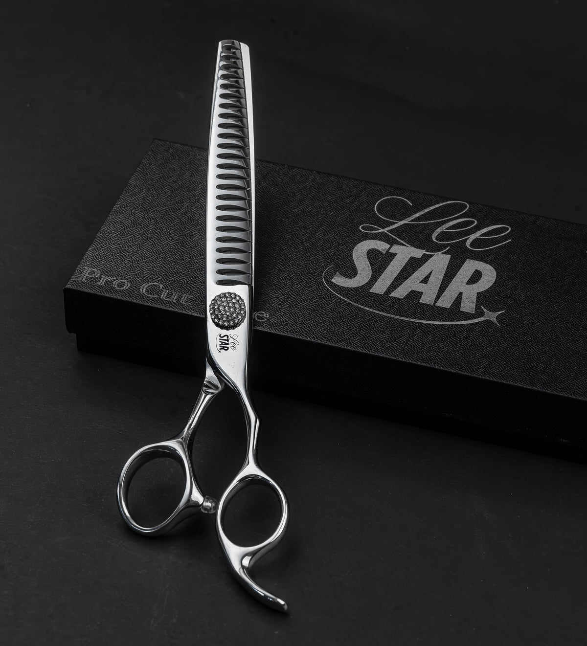 Foarfecă Grooming Canin Chunker Orpheon (LeeStar Gold) - 7.5"
