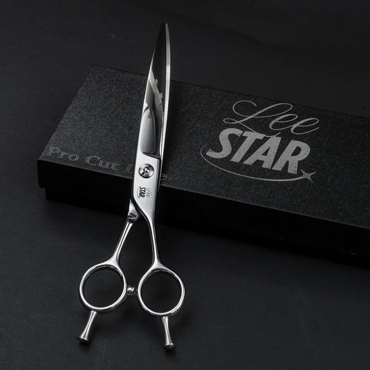 Foarfecă Grooming Canin Neptarion (LeeStar Gold) - 7.5" Curbată