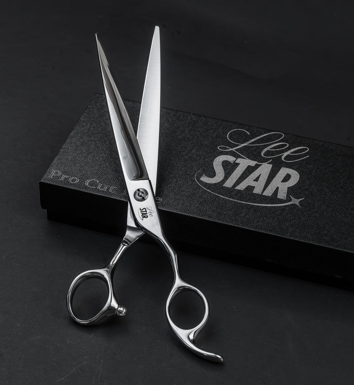 Foarfecă Grooming Canin Valtorax (LeeStar Gold) - 7.5" Dreaptă
