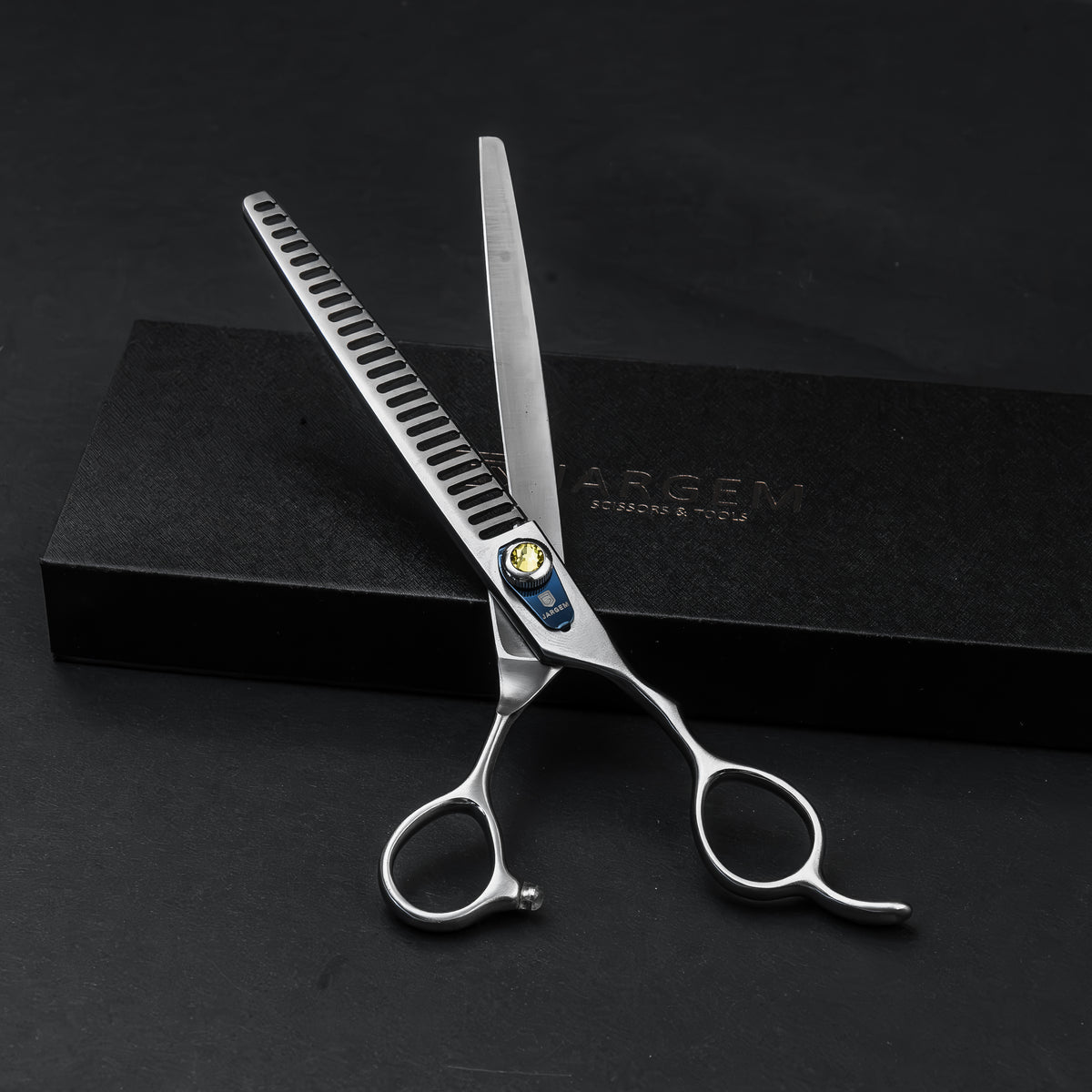 Foarfecă Grooming Canin Chunker Pulsar (LeeStar Gold) - 7.5"